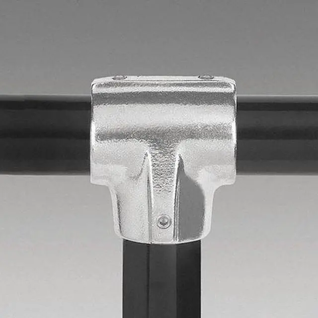 Alt view image 2 of 2 - HOLLAENDER 5-6 Structural Pipe Fitting, Tee, Aluminum, 1 in Pipe Size, 32510 lb