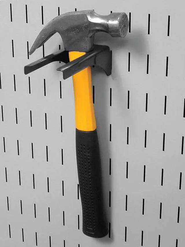 Alt view image 4 of 4 - WALL CONTROL 35-K-DLXBK Slotted Tool Board Hook Kit,26 Piece,Blk