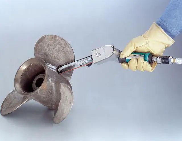 Alt view image 5 of 7 - DYNABRADE 40352 Air Belt Sander,Light,0.4 HP,1/2 x 18 In