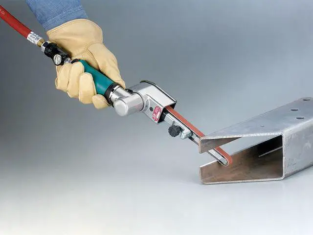 Alt view image 6 of 7 - DYNABRADE 40352 Air Belt Sander,Light,0.4 HP,1/2 x 18 In