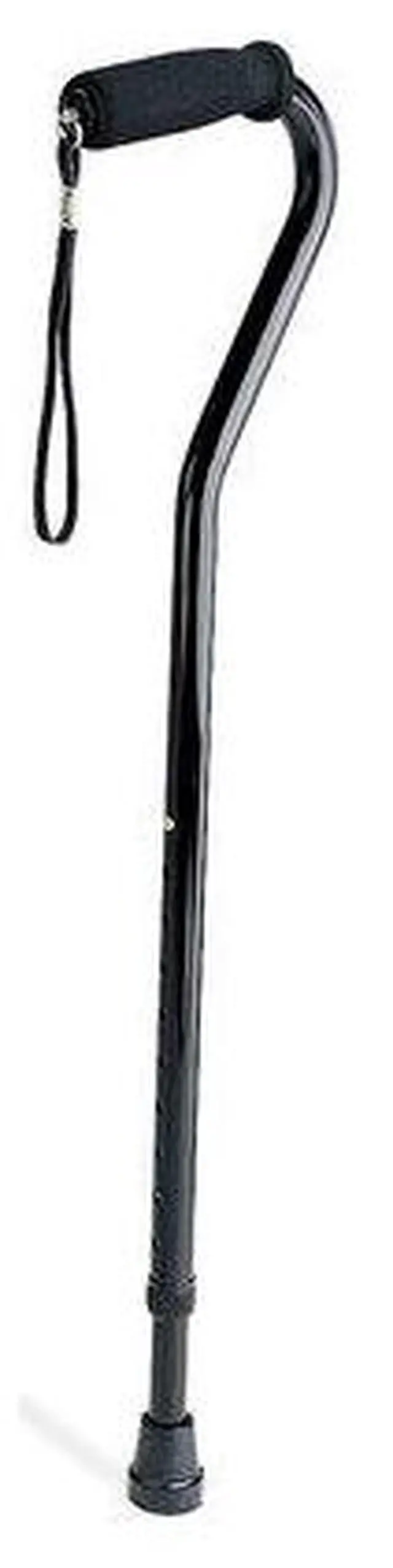 Main image of ZORO SELECT MDS86420 Cane,Black,29 to 38 In. H,250 lb. Cap.