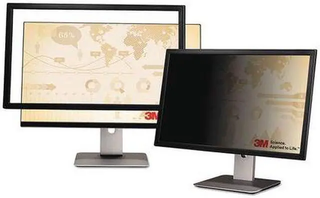 Alt view image 15 of 19 - 3m Framed Desktop Monitor Privacy Filter for 18.5" Widescreen Lcd, 16:9 PF185W9F