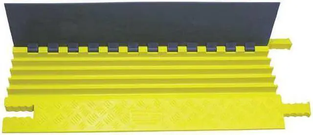 Alt view image 4 of 6 - POWER FIRST GG5X125GRYYPOW2 Cable Protector, 1-5/8 in H, 3 ft L, 16-1/2 in W, 5