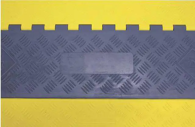 Alt view image 3 of 6 - POWER FIRST GG5X125GRYYPOW2 Cable Protector, 1-5/8 in H, 3 ft L, 16-1/2 in W, 5