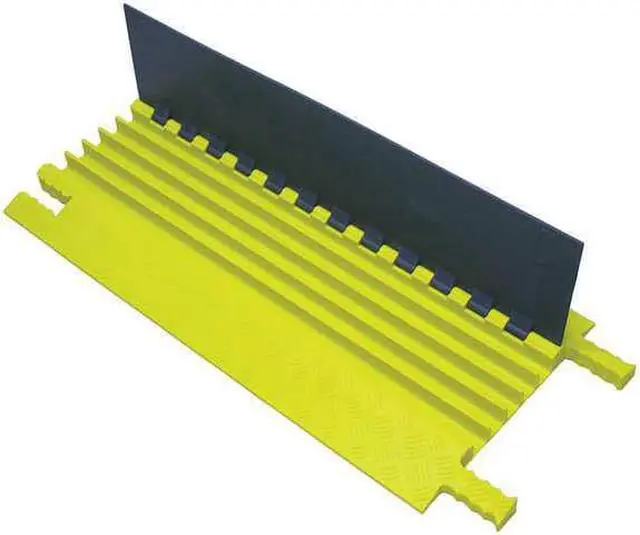 Alt view image 5 of 6 - POWER FIRST GG5X125GRYYPOW2 Cable Protector, 1-5/8 in H, 3 ft L, 16-1/2 in W, 5