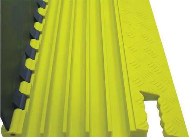 Alt view image 6 of 6 - POWER FIRST GG5X125GRYYPOW2 Cable Protector, 1-5/8 in H, 3 ft L, 16-1/2 in W, 5