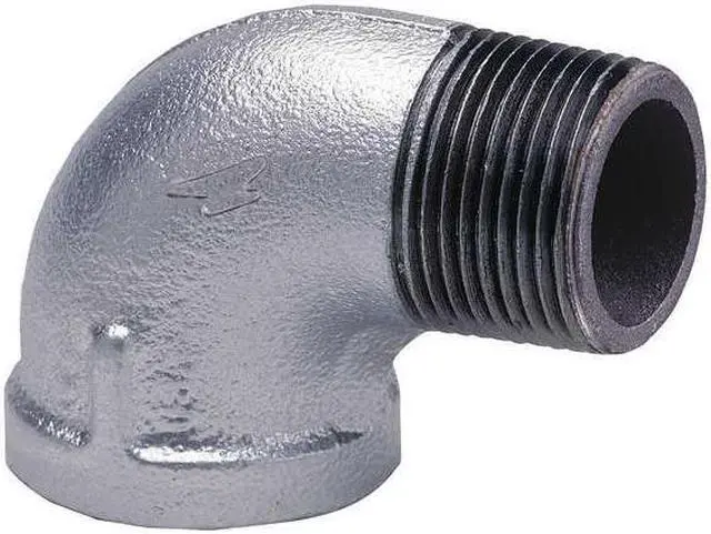 Alt view image 3 of 3 - ANVIL 0311019004 3/4" FNPT x 1/2" MNPT Galv 90 Degree Street Elbow