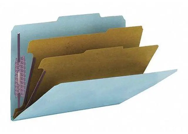 Alt view image 3 of 6 - Smead Manufacturing Company SMD19204 Classification Fldr- Lgl- PSBD- .4ROC- 2Div- BE