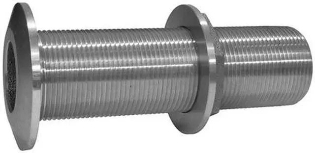 Alt view image 4 of 7 - GROCO 1 1/4 SS EXTRA LONG THRU-HULL FITTING WITH NUT