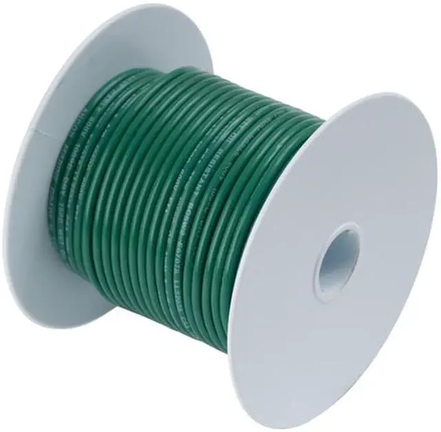 Alt view image 2 of 5 - Ancor Green 18 AWG Tinned Copper Wire - 100' [100310]
