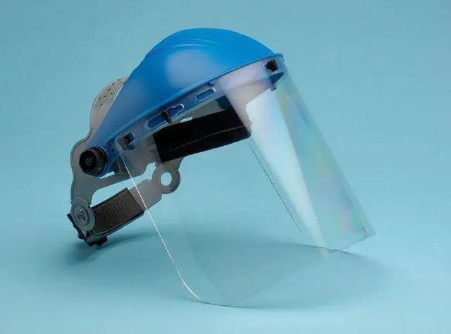 Alt view image 4 of 4 - DELTA PLUS FS-15PC Faceshield Visor, Clear Visor, 8 in Height, Uncoated Lens,