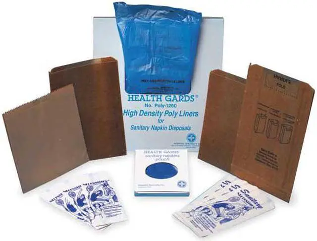 Alt view image 6 of 7 - Hospeco Napkin Receptacle Liners, 7.5" X 3" X 10.5", Brown, 500/Carton 260