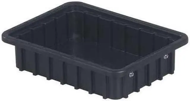 Alt view image 2 of 2 - LEWISBINS DC1025 XL Polypropylene, Divider Box, Black, 10 3/4 in L, 2 1/2 in H