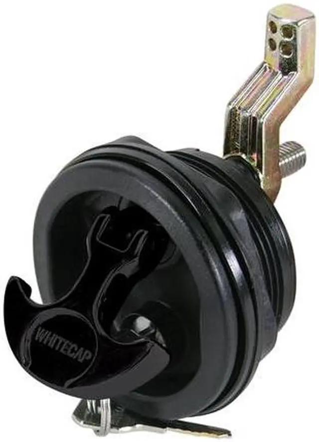 Alt view image 6 of 9 - WHITECAP T-HANDLE LATCH BLACK/BLACK NYLON LOCKING