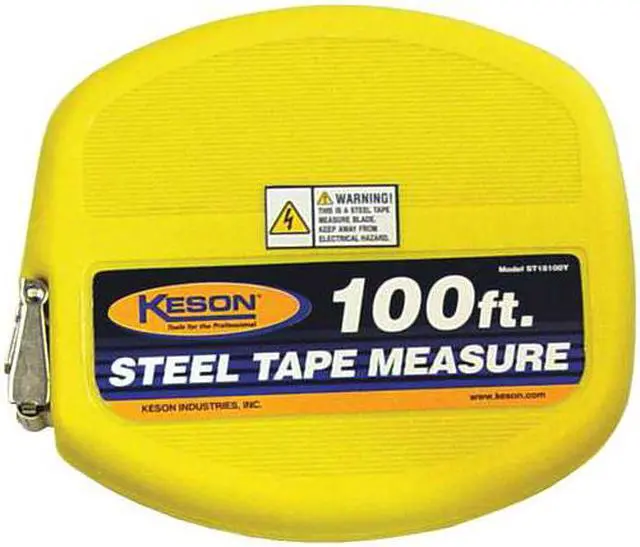 Alt view image 4 of 6 - KESON ST18M100Y 100 ft/30m Tape Measure, 3/8 in Blade