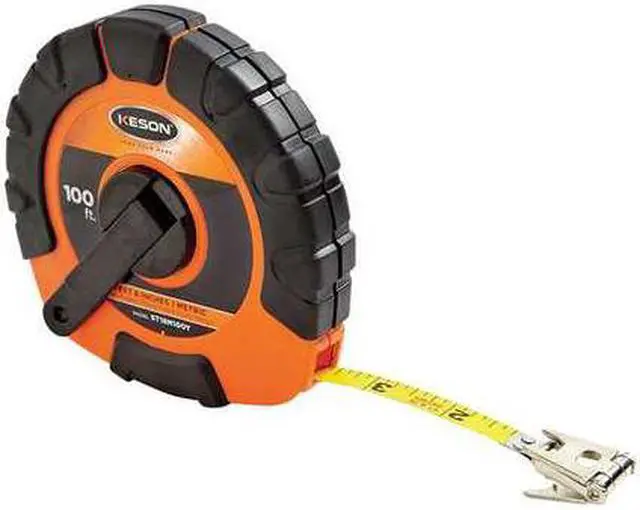 Alt view image 3 of 6 - KESON ST18M100Y 100 ft/30m Tape Measure, 3/8 in Blade