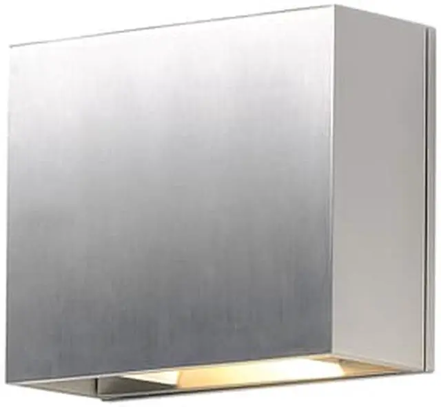 Main image of ET2 E41328-SA Alumilux Sconce 2-Light 7" Wide Satin Aluminum Wall Sconce