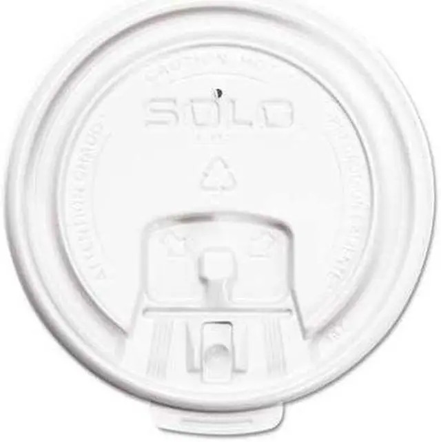 Main image of Hot Cup Lids, White, 1000/Carton