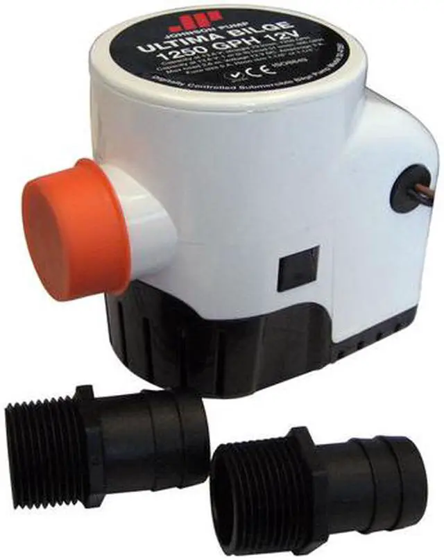 Alt view image 6 of 8 - JOHNSON PUMP ULTIMA BILGE 1250 GPH 1-1/8" AND 1-1/4" HOSE