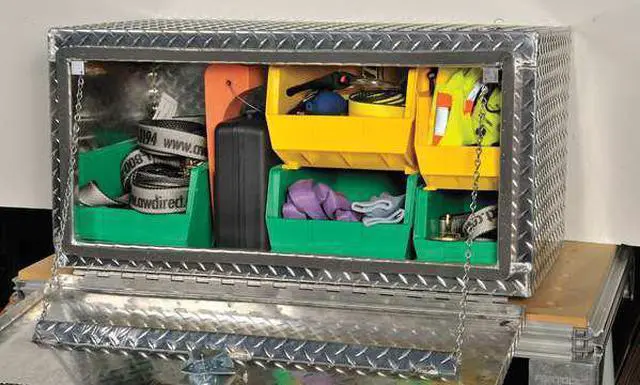 Alt view image 5 of 7 - QUANTUM STORAGE SYSTEMS QUS240YL Yellow Hang and Stack Bin, 14-3/4"L x 8-1/4"W