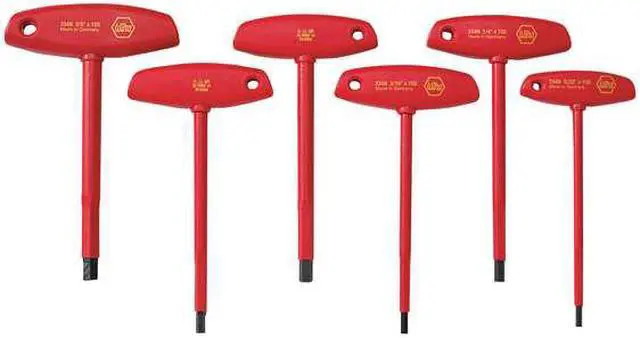 Alt view image 6 of 6 - WIHA 33490 6 Piece SAE T-Shape Hex Key Set, 33490