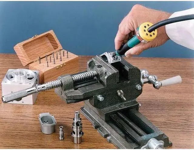 Alt view image 4 of 5 - DYNABRADE 51703 Straight Pencil Grinder, 1/4 in NPT Female Air Inlet, 1/8"