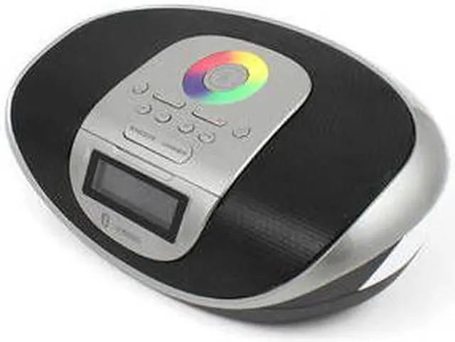 Alt view image 5 of 6 - IMICRO BT009-SILVER BT009 Radio Clock Bluetooth Speaker w Calendar Display  and  Touch Sensor (Silver)