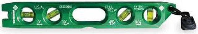 Alt view image 2 of 5 - GREENLEE L107 Torpedo Level,8 1/2 In