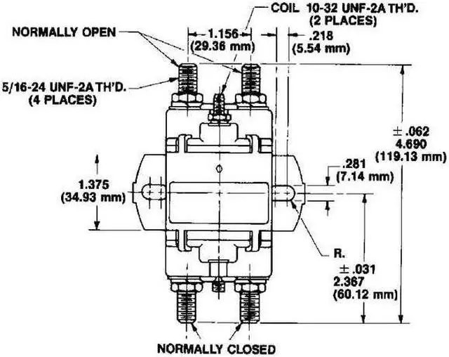 Alt view image 6 of 7 - WHITE-RODGERS 124-105111 DC Power Solenoid,12V,100A