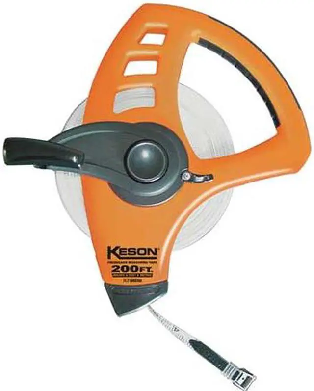 Alt view image 2 of 3 - Keson Long Tape Measure,1/2 In x 200 ft/60m  FLT18M200