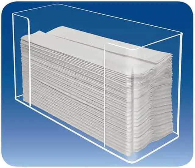 Alt view image 9 of 13 - Kantek KTKAH190 C-Fold-Multifold Towel Dispenser- 11-.50in.4-.13in.x6-.75in.- Clear