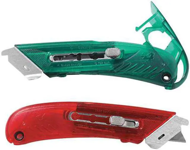 Alt view image 3 of 6 - PACIFIC HANDY CUTTER, INC S5L Safety Knife, 3 Fixed Blade Depths, Safety Point,