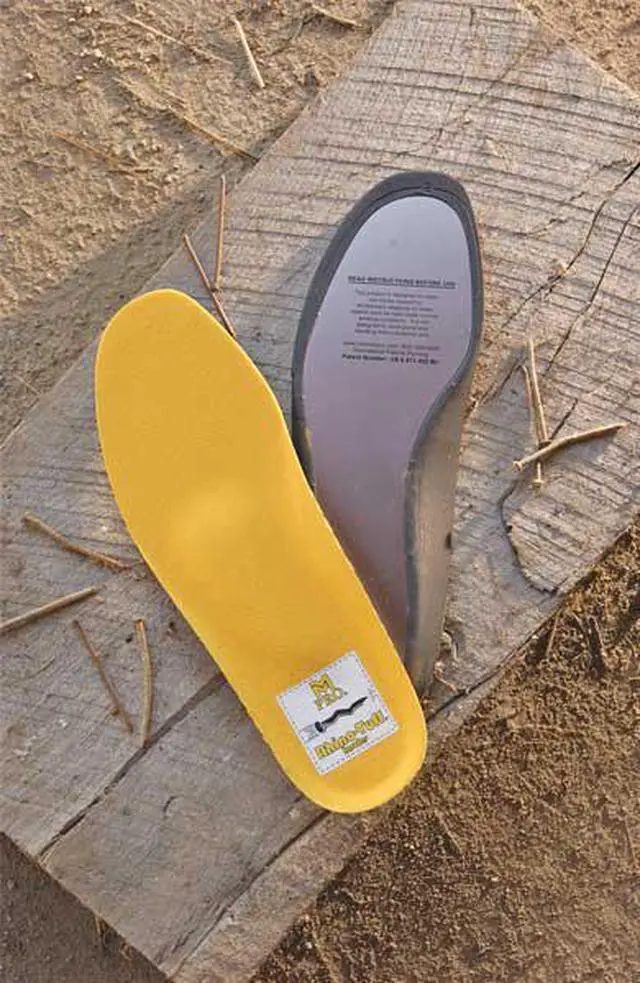 Alt view image 4 of 8 - Unisex Puncture Resistant Molded Insole, Size: Men 13 to 15, Women 16 to 17