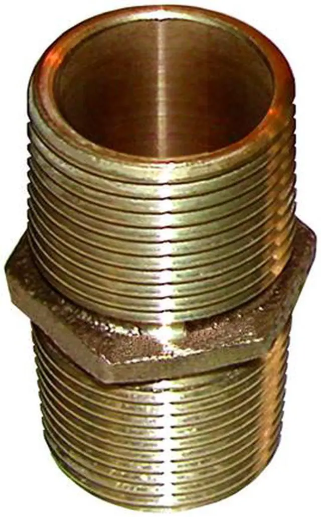 Alt view image 6 of 7 - Groco PN-1500 Bronze Pipe Nipple