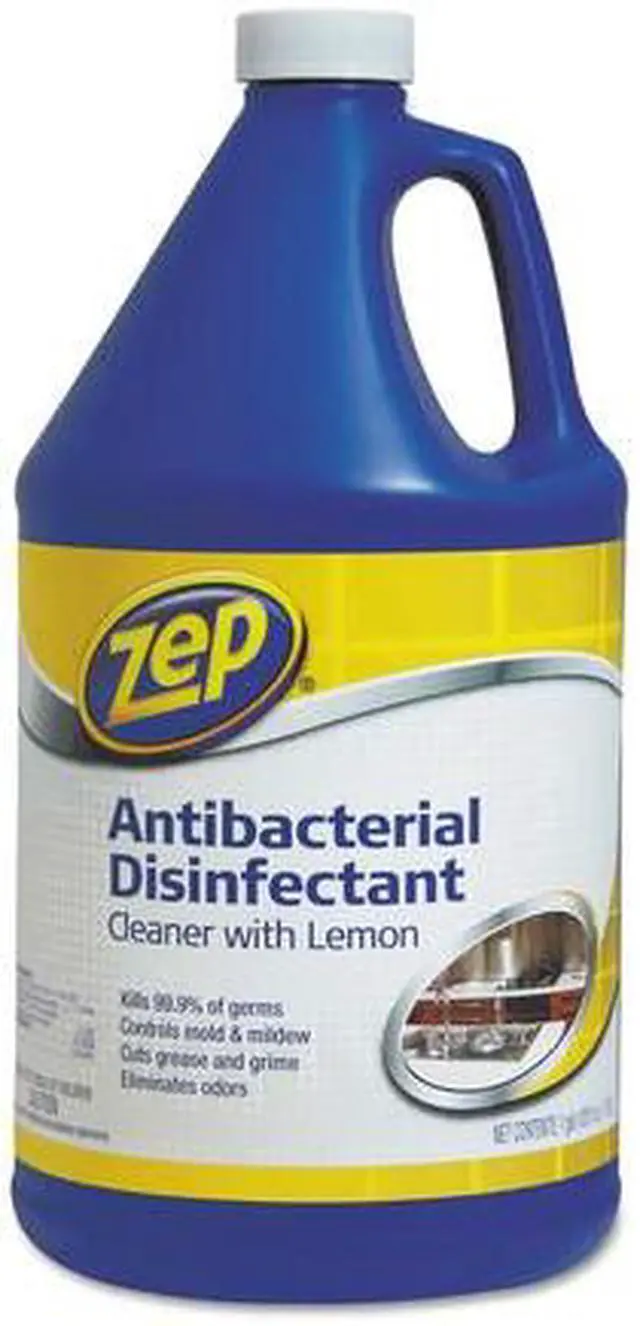 Alt view image 8 of 11 - Zep Antibacterial Disinfectant & Cleaner with Lemon - 1 gal.