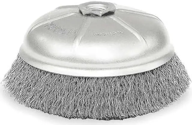 Alt view image 3 of 4 - WEILER 93399 Crimped Wire Cup Wire Brush, 4", 0.014"