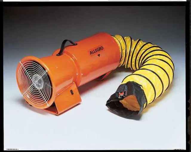 Alt view image 7 of 7 - Allegro 25 ft. Blower Ducting with 8" Dia., Black/Yellow; Use With Blower