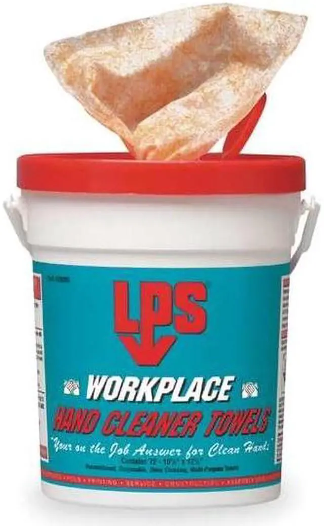Alt view image 11 of 12 - LPS 09200 Hand Cleaning Towels, Bucket, Orange