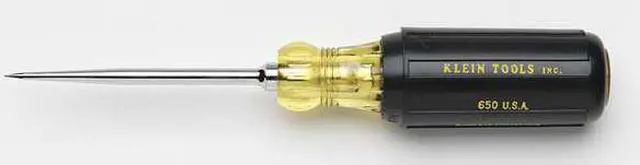 Alt view image 9 of 10 - Klein Tools 409-650 7.88" Cushion Grip Scratch Awl Screwdrivers