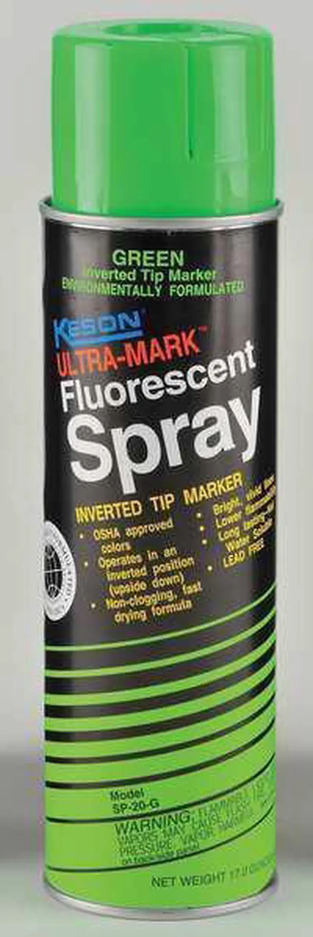 Alt view image 4 of 4 - KESON SP20G Inverted Marking Paint, 20 oz., Green, Water -Based