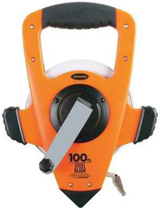 Alt view image 3 of 7 - Keson Long Tape Measure,3/8 In x 100 ft,Orange  NRS18100