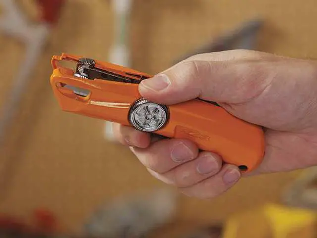 Alt view image 3 of 4 - PACIFIC HANDY CUTTER, INC RZ3 Safety Knife, Self-Retracting, Safety Point,
