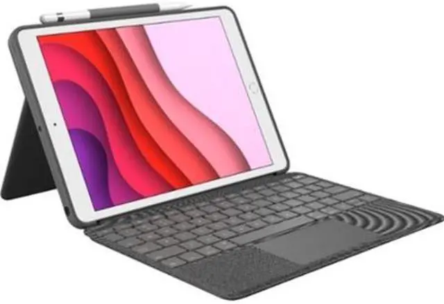 Alt view image 8 of 20 - LOGITECH 920-009608 LOGITECH COMBO TOUCH FOR IPAD, GRAPHITE, 7TH GENERATION