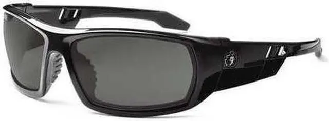 Alt view image 5 of 9 - Ergodyne Smoke Lens Safety Glasses Black 50030