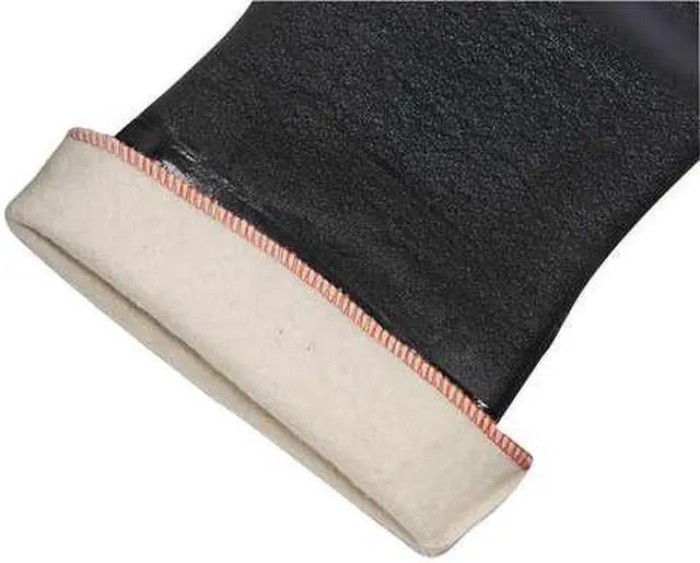 Alt view image 6 of 6 - Best Chemical Resistant Glove, 12" L, Sz L, PR Black   6781R