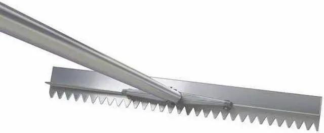 Alt view image 4 of 4 - KRAFT TOOL GG836 36 in Asphalt Lute, 37 Tines, 84 in L Magnesium Handle