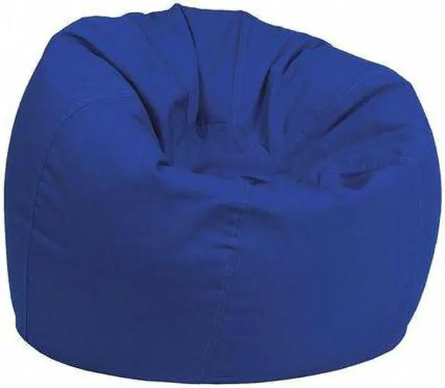 Alt view image 3 of 20 - Small Solid Royal Blue Kids Bean Bag Chair