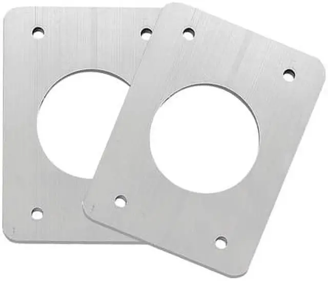 Alt view image 4 of 8 - Taco Backing Plates For Grand Slam Outriggers Anodized Alum - BP-150BSY-320-1