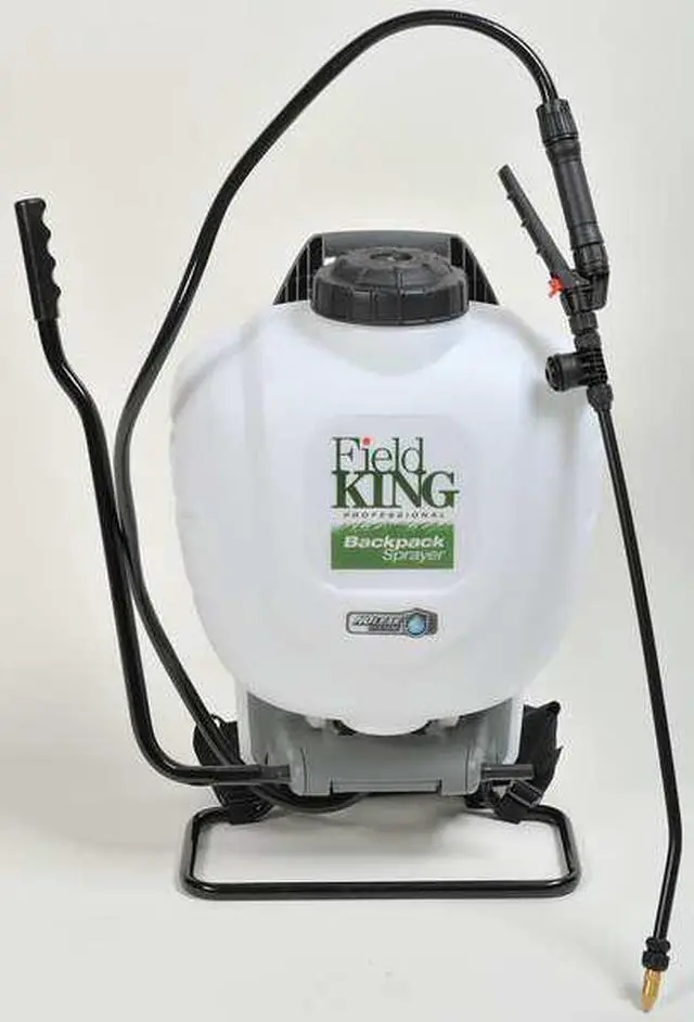 Alt view image 9 of 14 - FIELD KING 190328 4 gal Backpack Sprayer, Polyethylene, 50 in L Hose, 18 in L