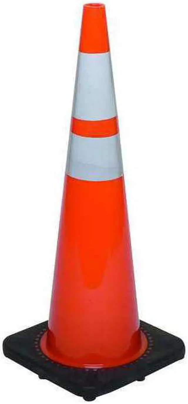 Alt view image 2 of 2 - ZORO SELECT 6FHC2 Traffic Cone, 18In, Orange, Outside Dia.: 8 in
